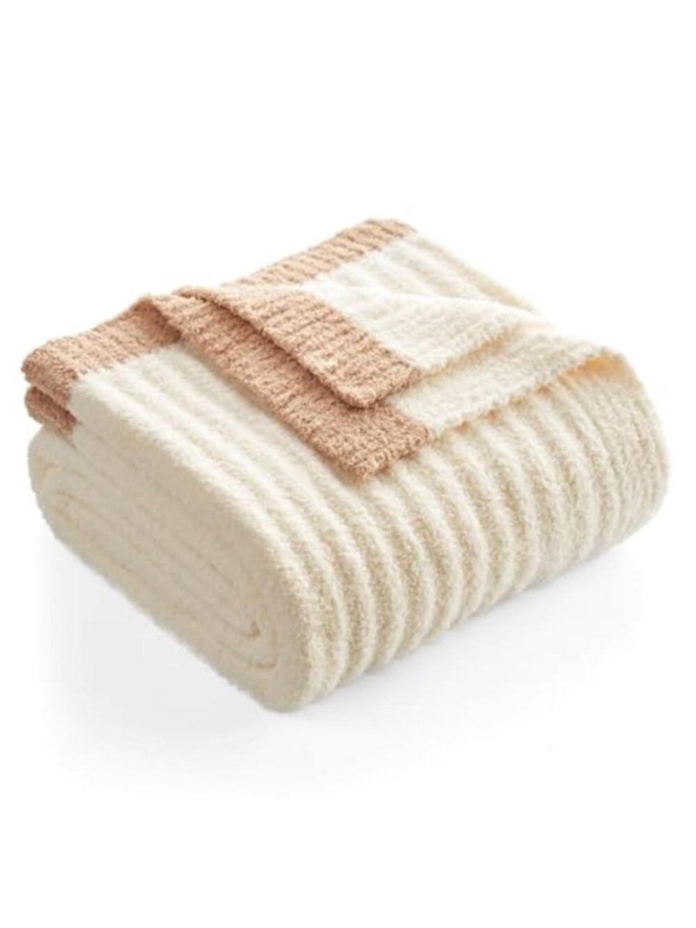 Buttery Soft Throw Blanket Couch Sofa Bed Cozy Fuzzy Microfiber Cream 50x60